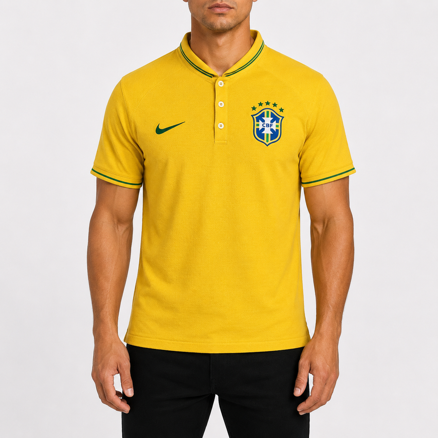 Nike Vintage Brasilien Polo | M