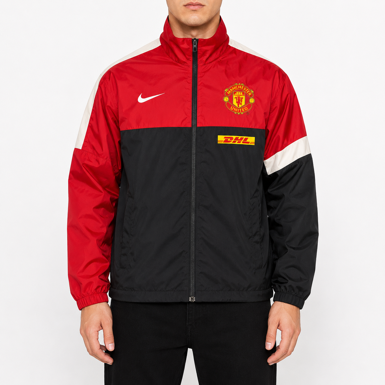 Vintage Nike DHl Manchester United Trainingsjacke | M