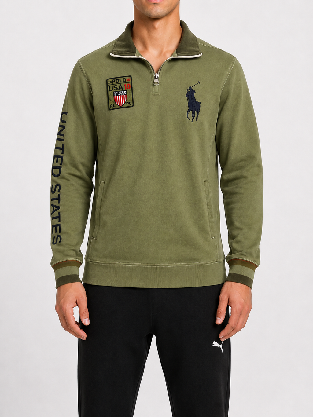 Vintage Ralph Lauren Half-Zip USA | L